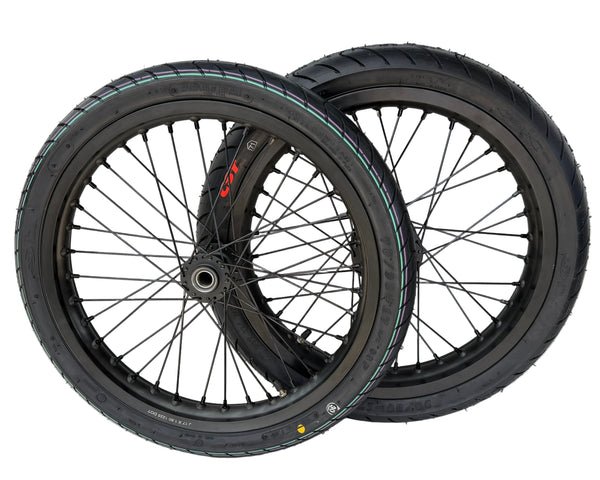 Complete 17″ Super Wheel Set for Talaria Sting MX4 / XXX – Supermoto Conversion Kit Australia - Image 2
