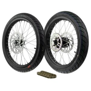 Complete 17″ Super Wheel Set for Talaria Sting MX4 / XXX – Supermoto Conversion Kit Australia